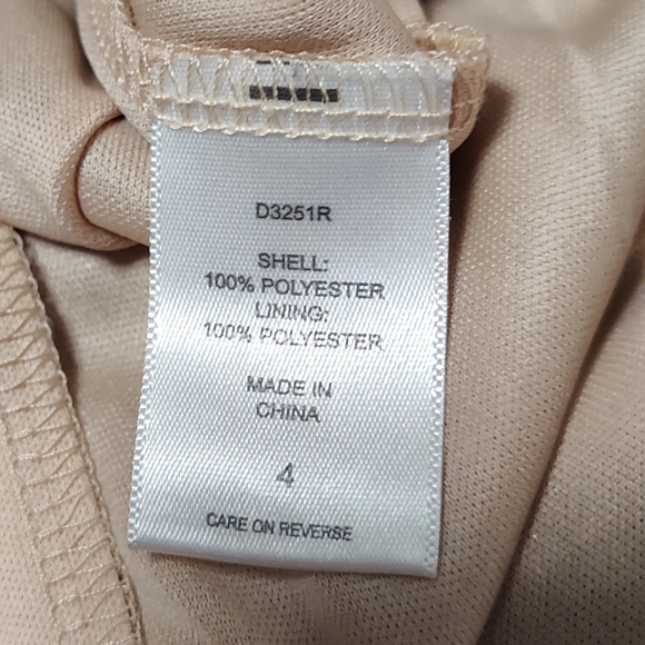 Alexia Admor Navy/Nude Short Sleeve Delora Dress Size 4 - Picture 9 of 9